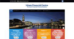 Desktop Screenshot of ishamfinancial.com