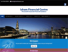 Tablet Screenshot of ishamfinancial.com